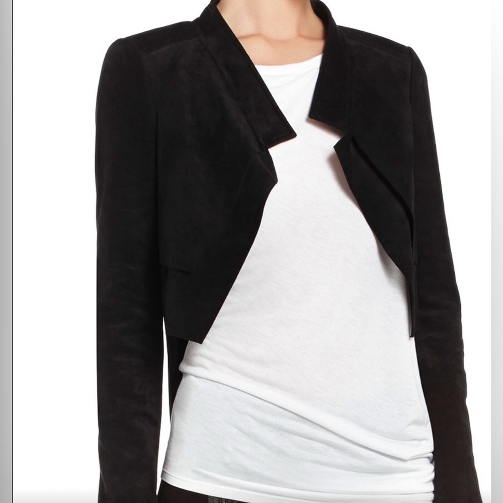 BCBG MAXAZRIA Black Cropped Jacket